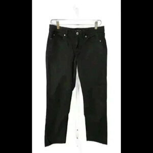 Calvin Klein jeans skinny crop size 6 black
